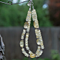 Genuine Citrine Gemstone Double Strand Beaded by meadowsjewelry