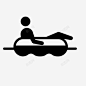 水上乐园夏季骑乘图标 UI图标 设计图片 免费下载 页面网页 平面电商 创意素材