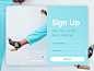 Sign Up form, Daily UI #001