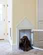 Tudor Addition Mudroom Dog House traditional-entry