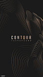 Topographic contour lines background vector | free image by rawpixel.com / manotang