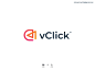 vClick Logo Concept | Video Camera Studio Logo | Logo Design