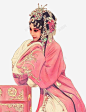 国潮女性戏曲人物元素