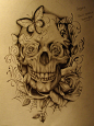 Skull and Roses - 1 by sammydodger1