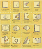 This may contain: instructions for how to make an origami boat