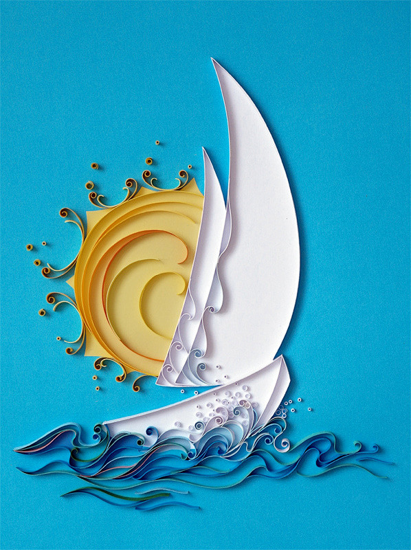 Quilled Boat  