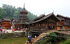 贵州黔东南黎平肇兴侗寨风景桌面壁纸