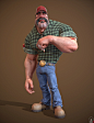 Redneck guy, Andriy Zhelem : Personal project, made just for fun.
Inspired by this Guy :) https://www.artstation.com/artwork/Qrvx4