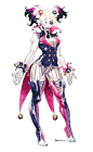 Fighter Harley Quinn, Knight Zhang : I had a sudden urge one day to draw Harley Quinn like she was in a fighting game! The original intention was for her to have Street Fighter proportions, but some people also said it was reminiscent of Soul Caliber or D