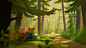 Treehouse Detectives season 1 : background arts of Netflix's Treehouse Detectives season 1
