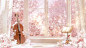 【万船屋】花与琴弦｜vup虚拟主播直播间背景_哔哩哔哩_bilibili