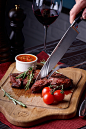 Meat. Steak. : Meat. Steak. Steaked meat for Moscow restaurant «Butchery»