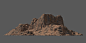 Desert Mountains 3, Alen Vejzovic : Another bunch of desert mountain renders. Getting closer to the final workflow. As before just one 4k texture set and 50k polys.