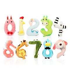 早教益智玩具 动物数字抱枕 卡通数字宝宝 创意婴儿玩具礼盒包邮-tmall.com天猫