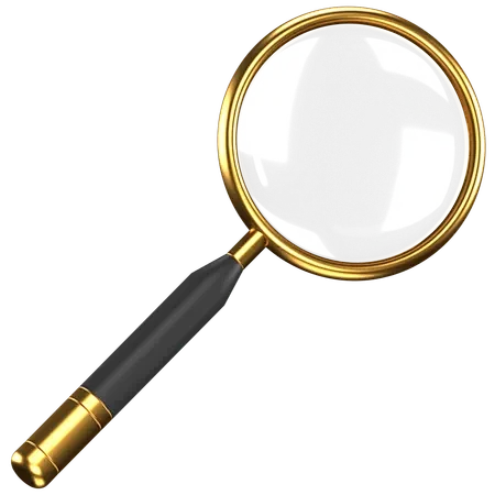 Magnifier 3D Icon