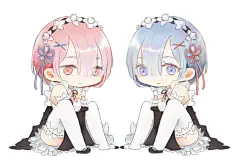 Re:从零开始的异世界生活 拉姆 同人图 插画 壁纸 | 拉姆蕾姆 | 半次元-第一中文COS绘画小说社区