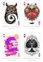 一套集合全球顶尖插画设计师作品的扑克牌-...@圆心1采集到创意(48图)_花瓣平面设计