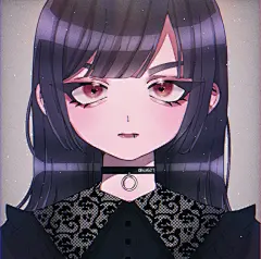 #黒髪ロング 地雷系 - く。的插画