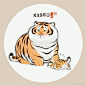 小脑斧遇事干脆，绝不拖泥带水。#不二马画动物##不二马学画猫##胖虎# ​​​​