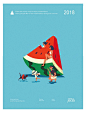 수박 (watermelon) on Behance