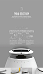 Industrial design, Product desgin 4D projector beam Design by_Hwang jihyun