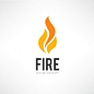 火焰logo标志矢量图素材