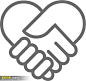 握手 心形 图标 标志 logo 标识标志图标 #矢量素材# ★★★http://www.sucaifengbao.com/vector/caoliu/

