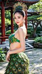 美丽的孔雀公主一出现，连最...@经典阅读进行时的动态