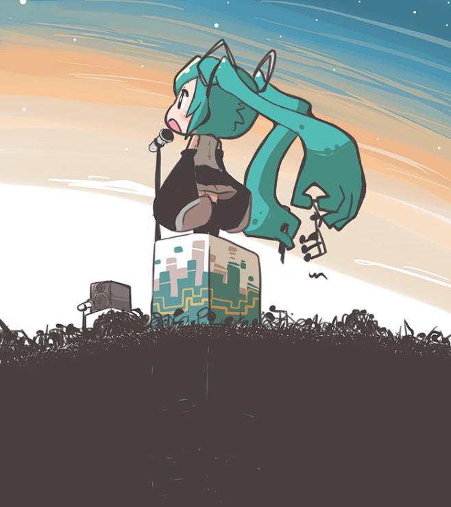 初音未来    萌