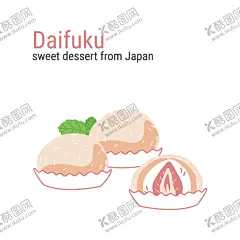 卡通雪媚娘港式插画 【酷图网】卡通大福,卡通雪媚娘,糯米糍,烘焙,日式,点心,甜品,甜点,港式,冰皮,水果雪媚娘,小吃,糕团,糯米,团子,美食,美味,中式,传统,茶点,糕点,麻薯,免煮汤圆,夏季,奶油,果粒,包装,插画,插图,素材,元素,矢量,卡通,手绘,雪媚娘插画,大福插画,图标,和果子,雪糕,冰淇淋,草莓,切面,切开,截面