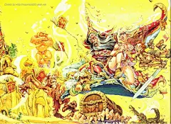 英国插画家 Josh Kirby 奇幻手绘插画作品