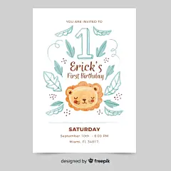 第一次生日贺卡设计