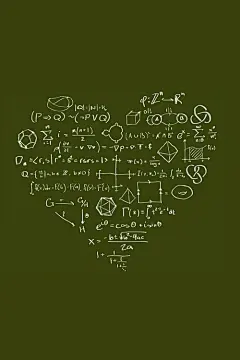 换不完的手机壁纸..爱的公式~ #采集大赛#