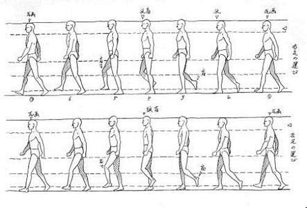 走路分解动作_百度图片搜索