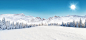 冰雪节雪山海报banner背景背景图片素材@飞天胖虎