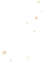 金色散落雪花