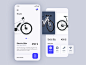 Bicycle store App mobile app eccomerce ux ui clean bike app bicycle store product page minimalistic ios online shop bicycle app bicycle
