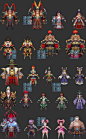 Q版三国全套武将3Dmax模型合集/游戏美术资源素材/手绘贴图源文件-淘宝网