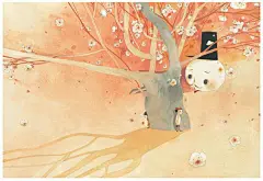 Chun Eun Sil宫崎骏式的童话插画欣赏 清新 水彩 手绘 唯美 儿童插画 