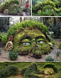 Garden Head | Yards full of Art | Pinterest