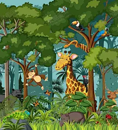 动物园 【酷图网】动物园,长颈鹿,矢量长颈鹿,卡通长颈鹿,长颈鹿插画,猴子,卡通猴子,蛇,矢量蛇,卡通蛇,鹦鹉,卡通鹦鹉,小鸟,卡通小鸟,蝴蝶,矢量蝴蝶,卡通蝴蝶,手绘蝴蝶,森林,矢量森林,卡通森林,植物,植物背景,草丛,灌木,动物世界,石头,树木,矢量树木,卡通树木