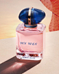 Photo by Armani beauty on February 09, 2024. May be an image of fragrance, perfume and text that says 'MYWAY WAY GIORGIO ARMANI'.