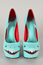 KILLER SHARK PUMPS 鲨鱼可爱高跟鞋