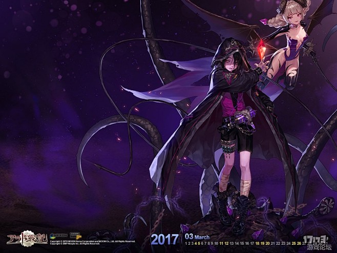 【壁纸】2017年3月日服壁纸（男魔法师...