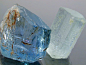 难得一见的宝石原石  ：海蓝宝石 产地：巴西