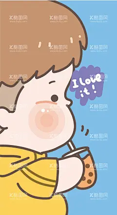 胖男孩  - 源文件下载【酷图网】萌趣,卡通,可爱,矢量图,设计图,AI,印花,丝印,图案,服装印花,产品包装,手机壳,壁纸,贴纸,儿童,胖小孩,男孩