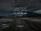 网页404界面设计@辛未设计，整理