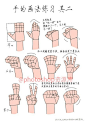 分享5种手的绘制作方法及练习的总结~实用的学习资源~转需吧！