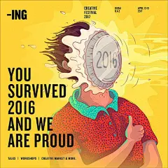 #优设每日推荐#之 周一 佳作推荐
Lena 为今年四月份的荷兰国际艺术节制作的十个充满创造性的品牌图形插画。#插画狂想# 
更多请戳（behance.net/LenaLaBallena）
小编@京九ear ​​​​