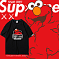 KAWS X联名芝麻街冠军短袖t恤男官方旗舰店superme官网女supreme-tmall.com天猫